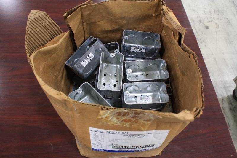 lot 87 image: Galvanized Steel Utility Boxes