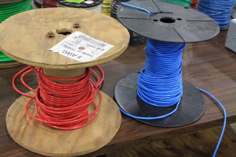 lot 107 image: 2 Spools of Wire