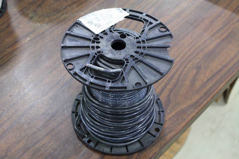 lot 109 image: 10 AWG Black Spool