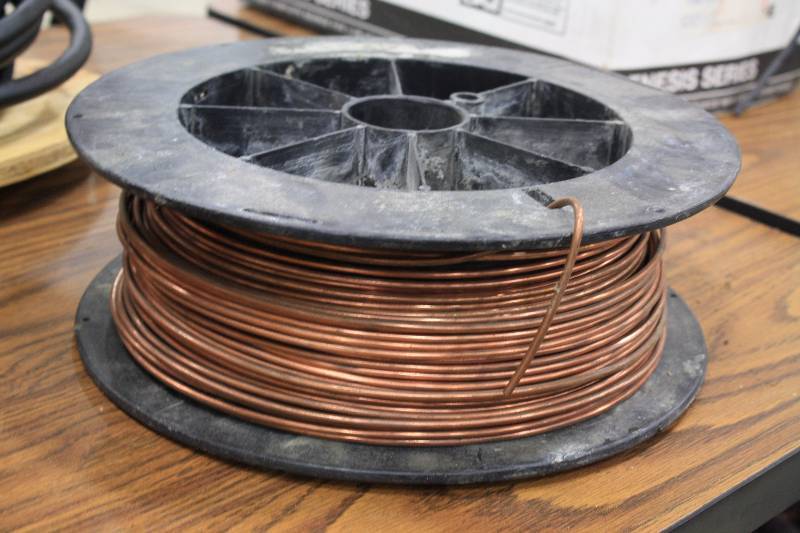 lot 121 image: Spool Solid Copper