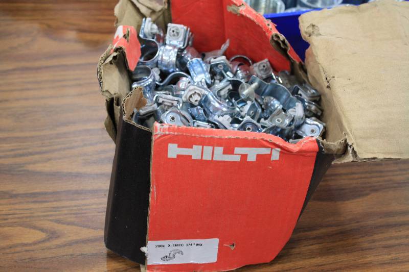 lot 152 image: Hilti 34 Pipe Hanger Fasterns - New