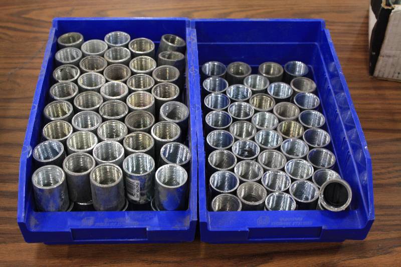 lot 154 image: Steel Rigid Coupling 34 - New 114qty