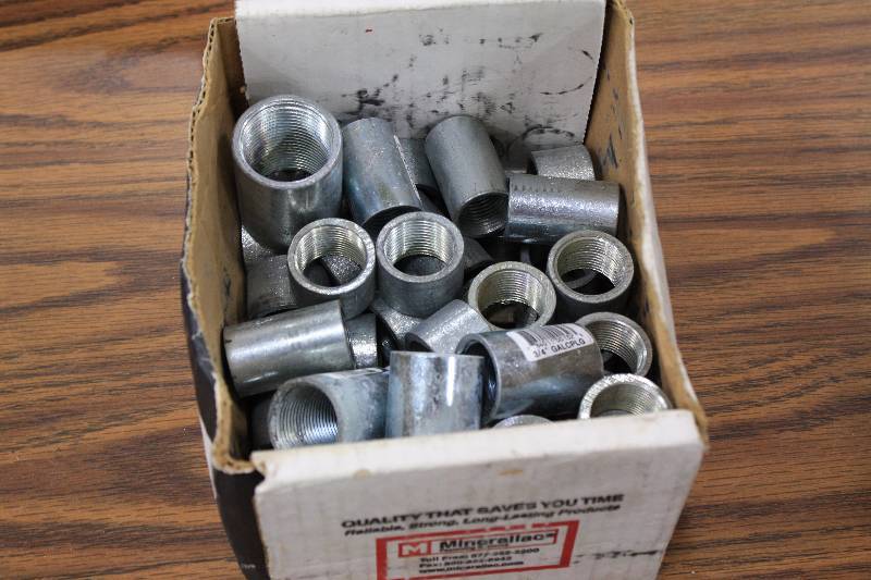 lot 155 image: Assortment of New Steel Rigid Couplings- New