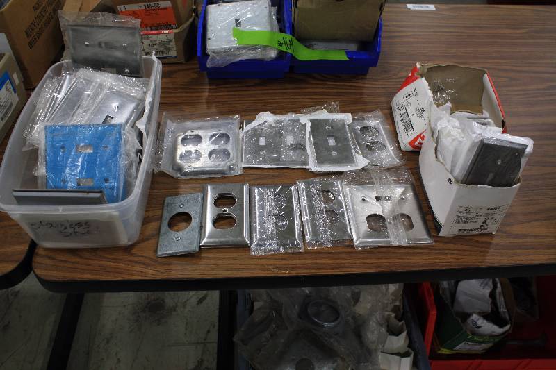 lot 165 image: Stainless Outlet Covers - New