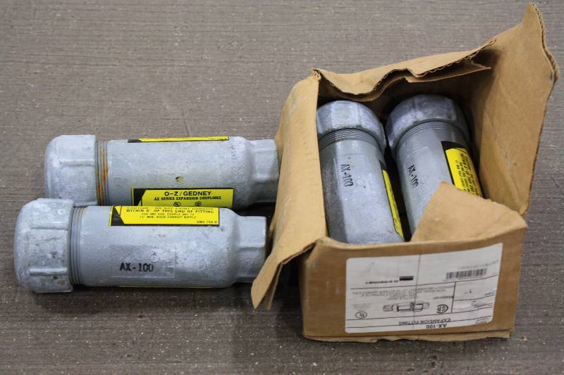lot 222 image: Expansion Fittings 1 Ductile Iron Galvanized New - 4 qty