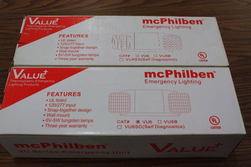 lot 226 image: Emergency Lighting New  2 Qty