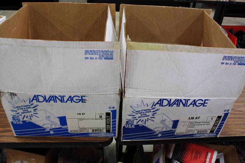 lot 230 image: High Wattage Sloped Ceiling Housing Air Tight Version - New  2 qty