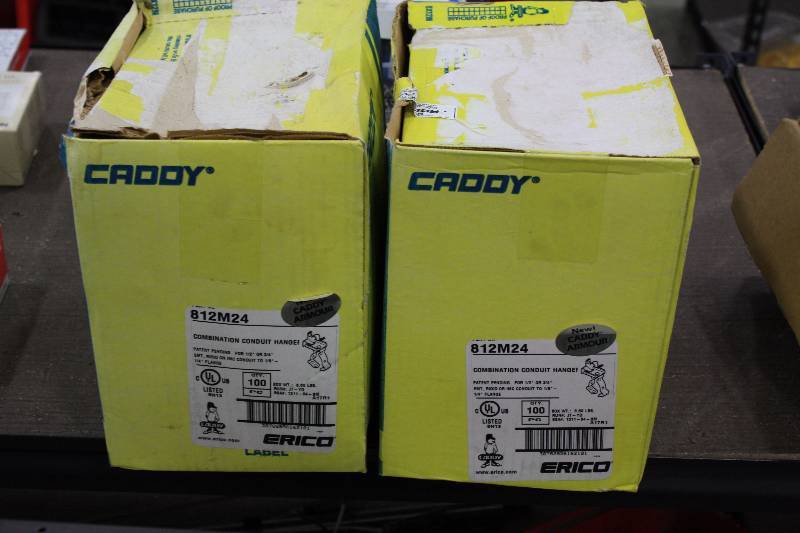 lot 250 image: Caddy Combination Conduit 12 to 34 Hangers  New 200 qty