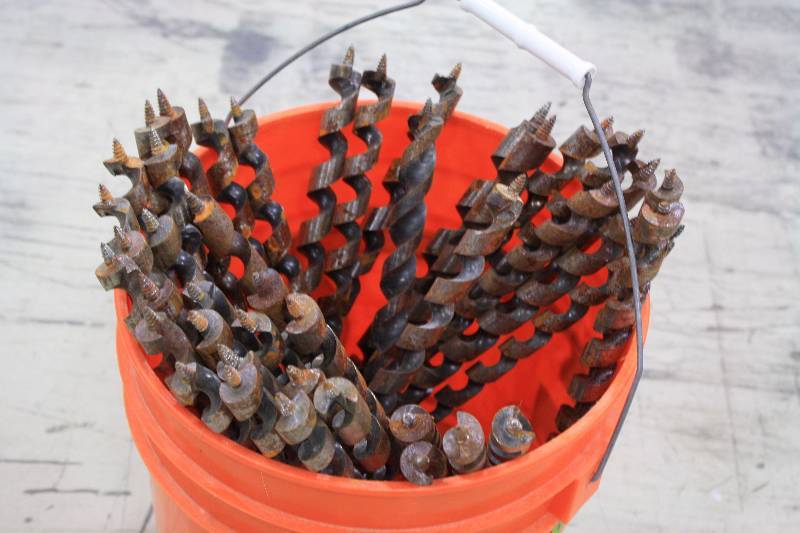 lot 33C image: GreenLee 78 Wood Boring Auger Bits - 13 total Bits