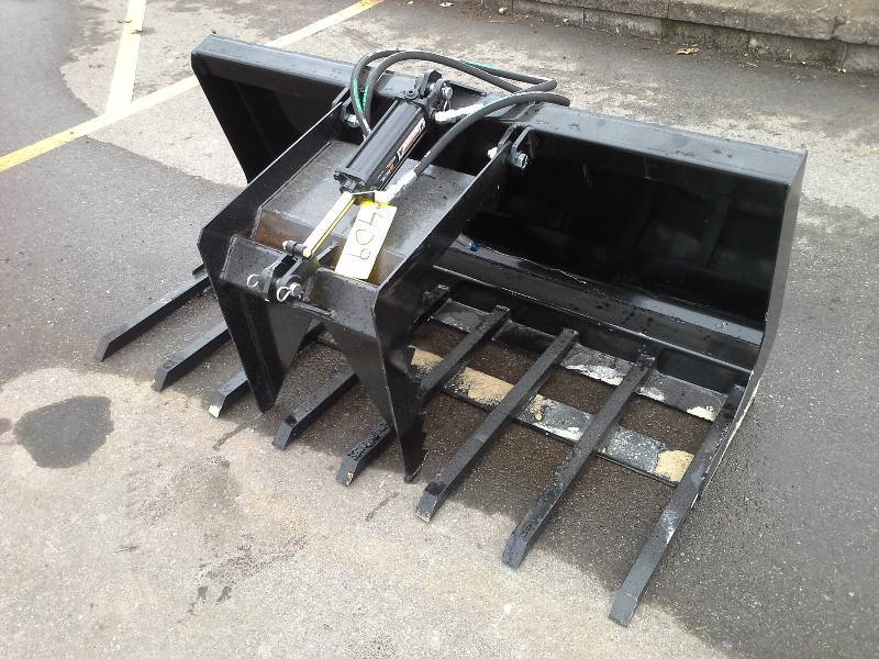 60 Single Grappler Bucket (Skid Steer Attachment)