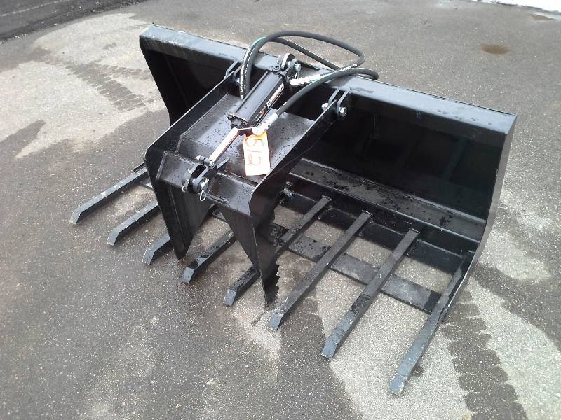 60 Single Grappler Bucket (Skid Steer Attachment)