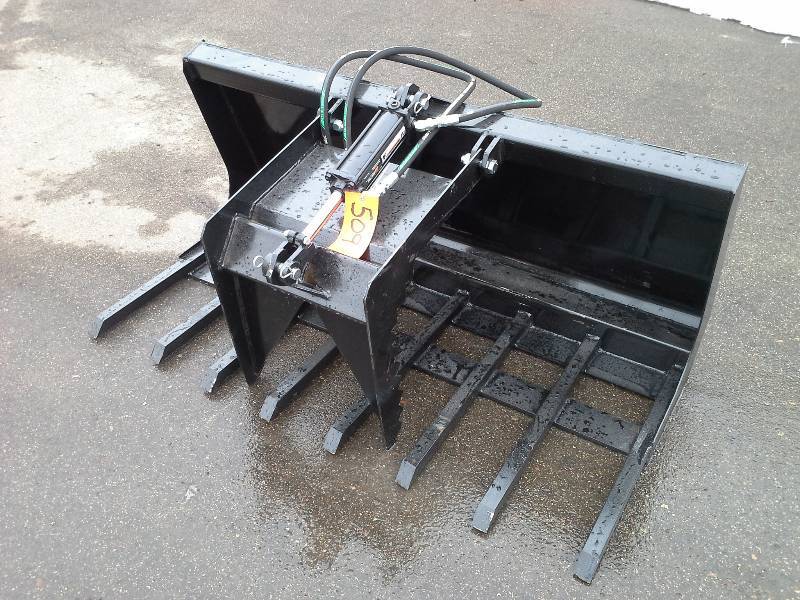 60 Single Grappler Bucket (Skid Steer Attachment)