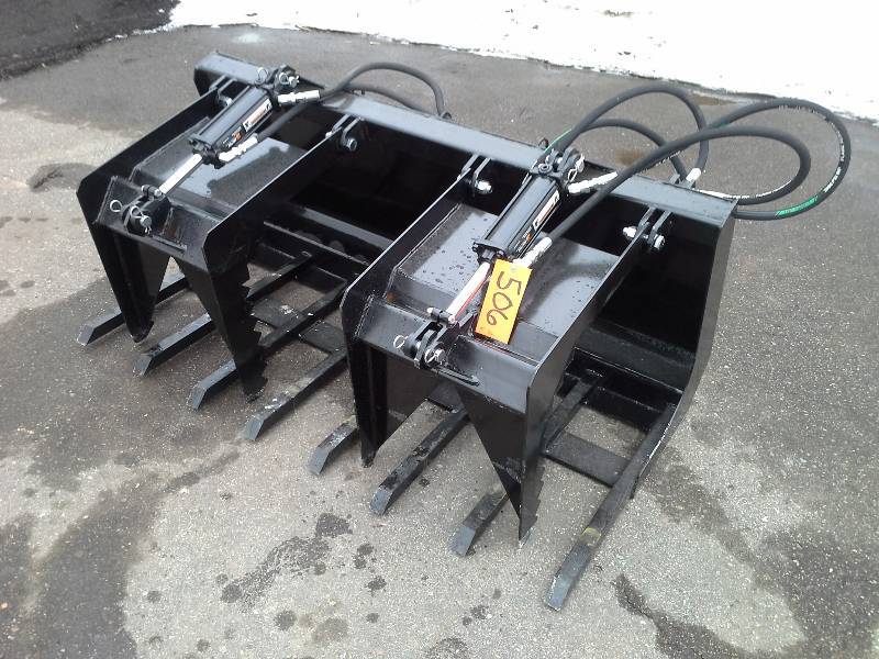 60 Double Grappler Bucket (Skid Steer Attachment)