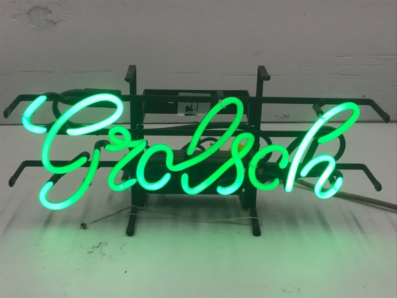 grolsch neon sign