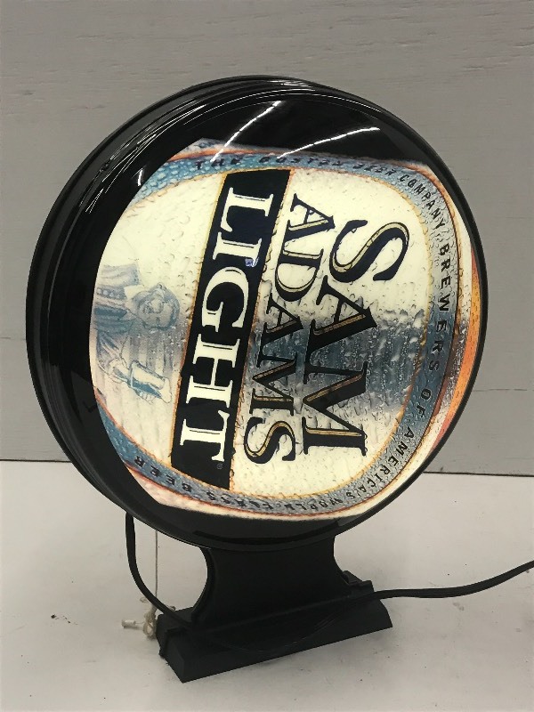 lot 32 image: Sam Adams Double-Sided Wall-Mountin...