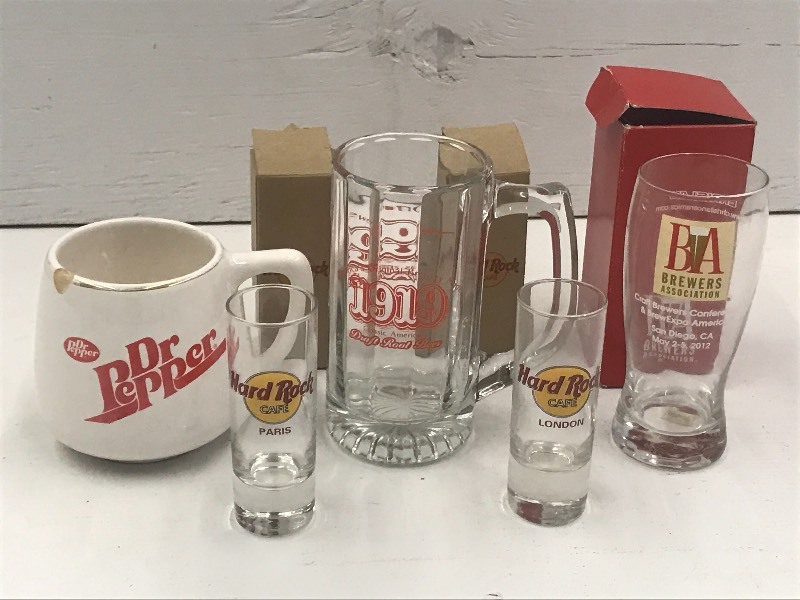 lot 45 image: Lot Of (1) Dr. Pepper Mug, (1) 191...