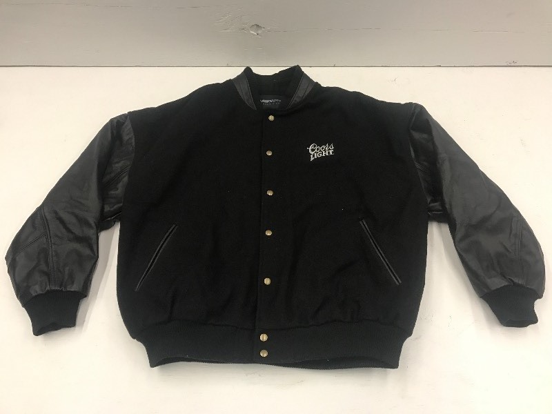 lot 59 image: MWG Size XL Coors Light Leather C...
