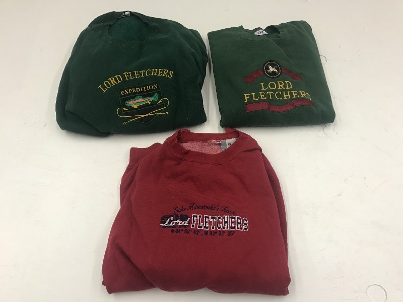 lot 73 image: Lot Of (3) Size XL Lord Fletchers...