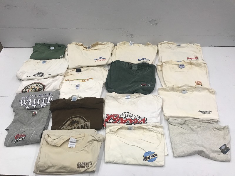 lot 85 image: Lot Of (24) Assorted Size XL Beer L...