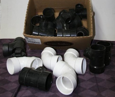 lot 21 image: PVC Elbows and Connectors