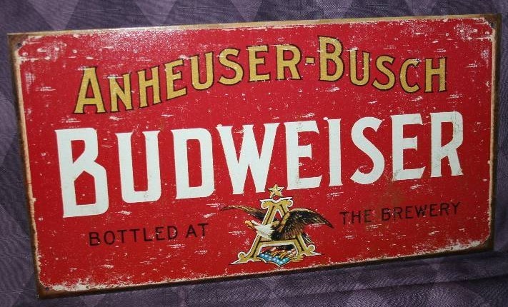 lot 44 image: Metal Sign