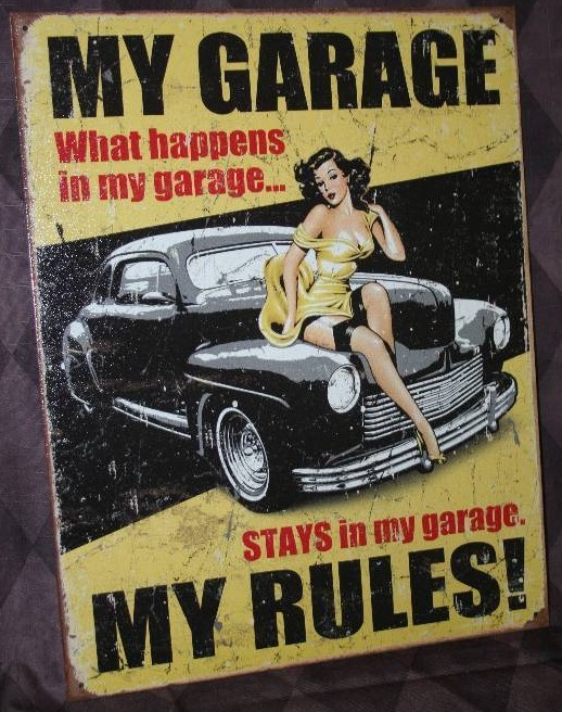 lot 48 image: Metal Sign