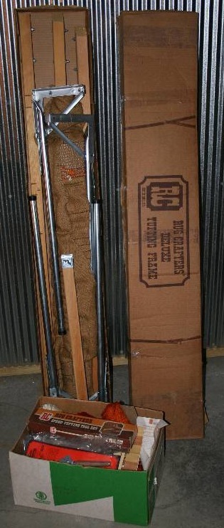 lot 73 image: Deluxe Tufting  Frame and Misc Tufting Tools
