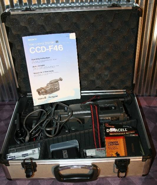 lot 107 image: Camcorder with Metal Case