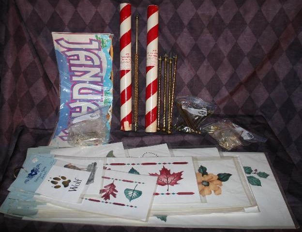 lot 135 image: Model Carousel Horse Accessory Kit and Misc Stencils