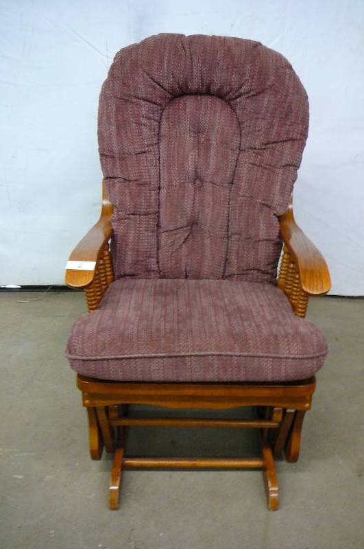 Wooden glider rocker