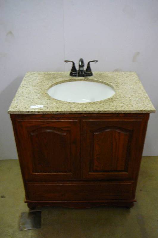 Bathroom vanity and sink