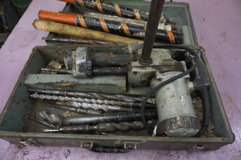 lot 70 image: Black & Decker Hammer Drill With Assortment of Bits and Case