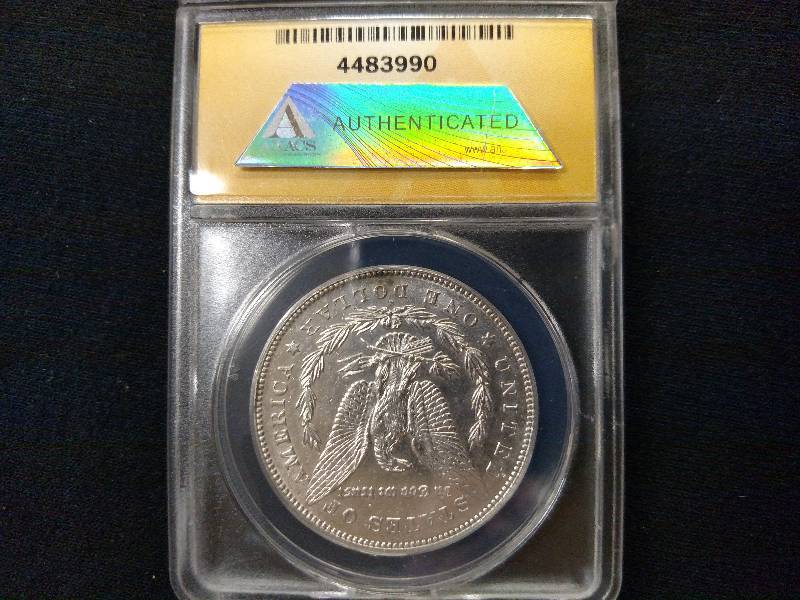 1878 S Morgan Silver Dollar AU 58 A...