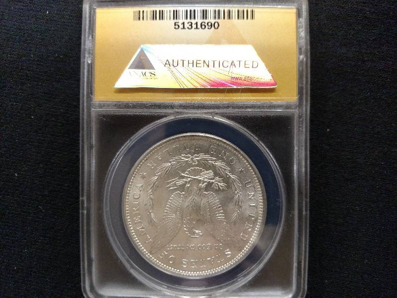 1881 S Morgan Silver Dollar MS 61 A...