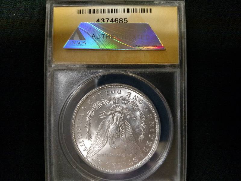 1882 Morgan Silver Dollar MS 62 ANA...
