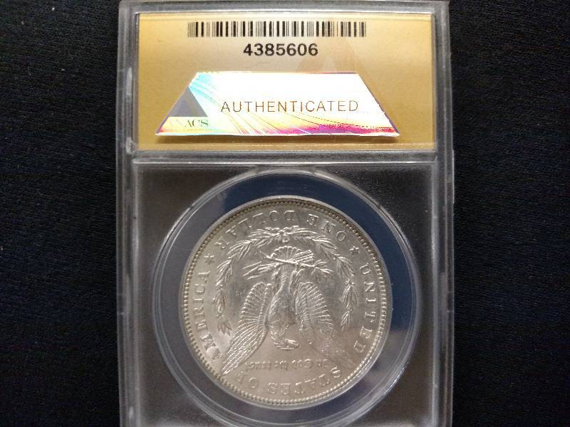 1885 Morgan Silver Dollar AU 55 ANA...