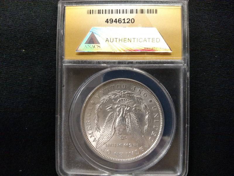 1898 Morgan Silver Dollar AU 58 ANA...