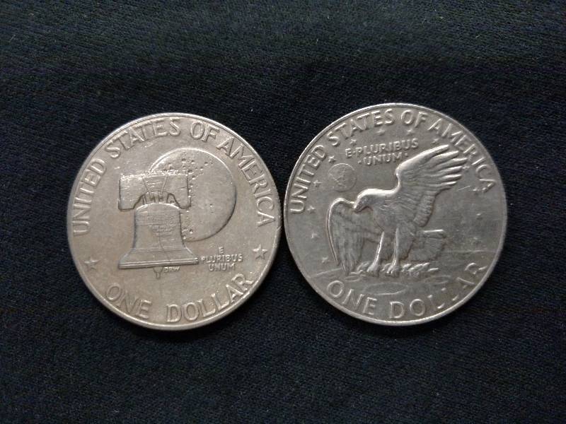 1976 & 1978 Eisenhower Dollars...