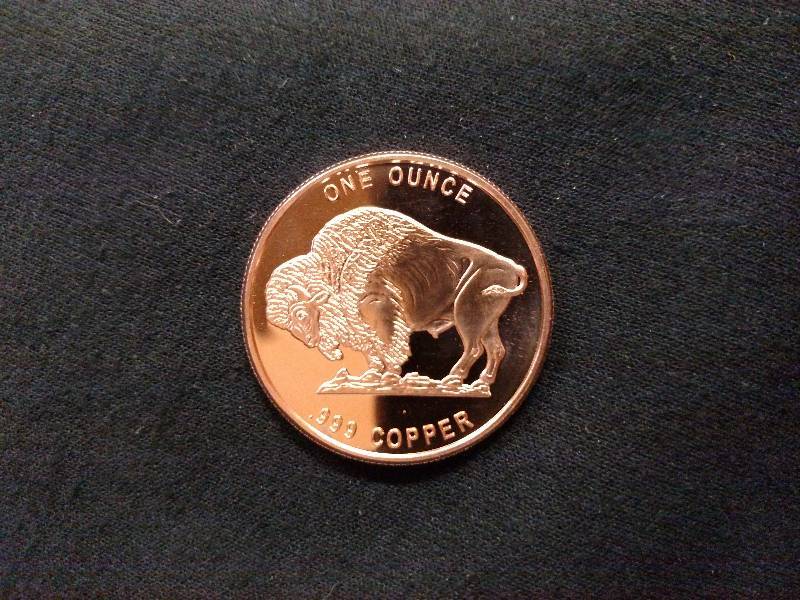 Indian Head One Ounce .999 Fine Cop...