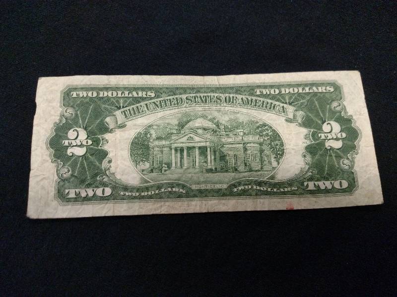 1953 Two Dollar Red Seal Note...