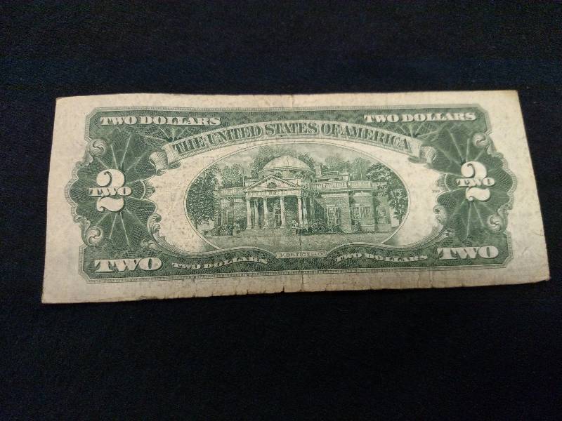 1953 Two Dollar Red Seal Note...