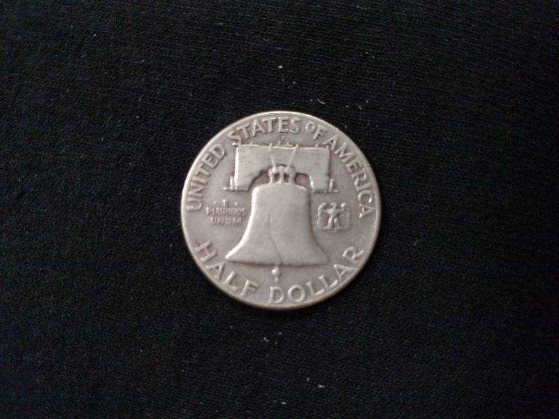 1948 D Franklin Silver Half Dollar...