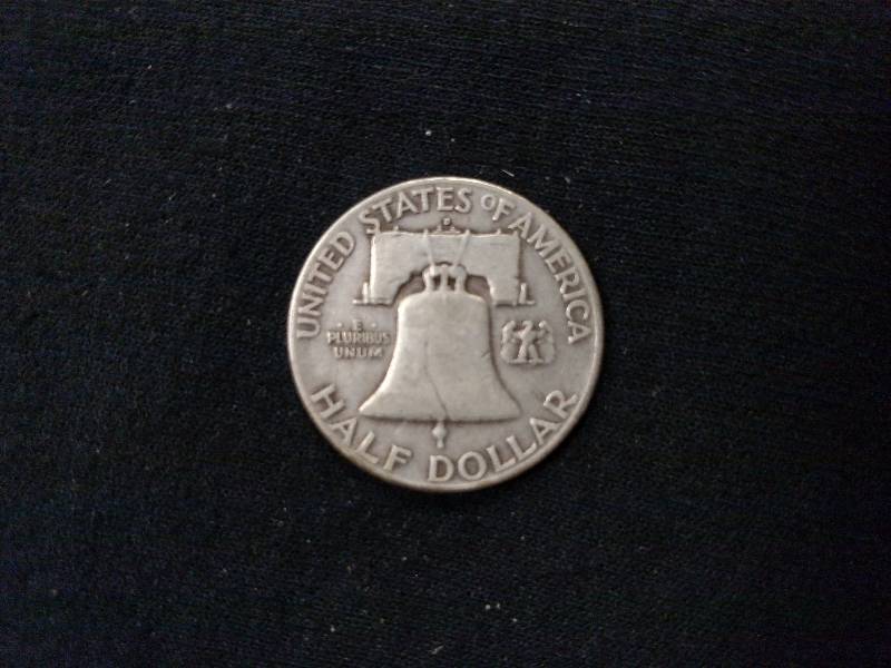 1949 D Franklin Silver Half Dollar...