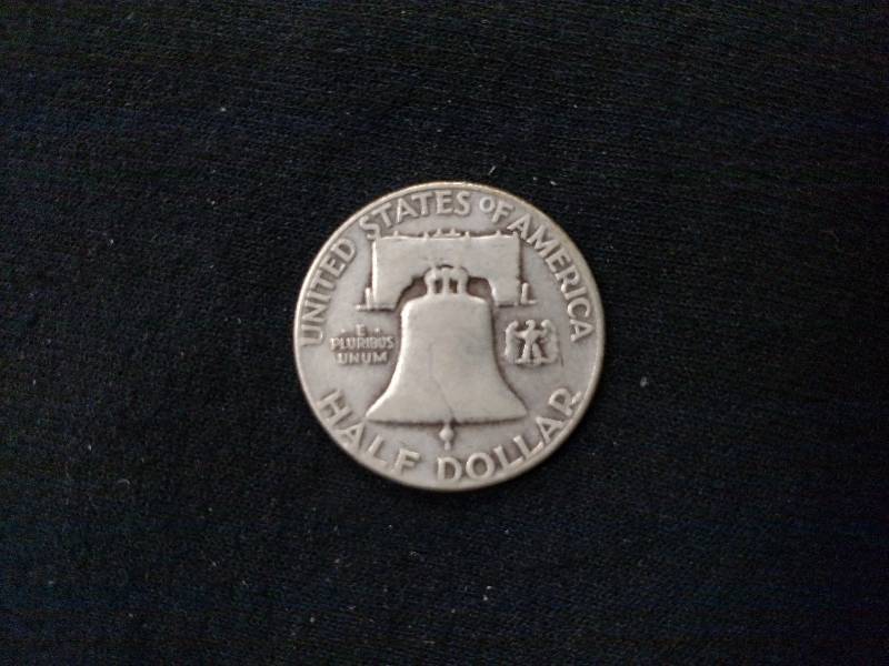 1950 Franklin Silver Half Dollar...