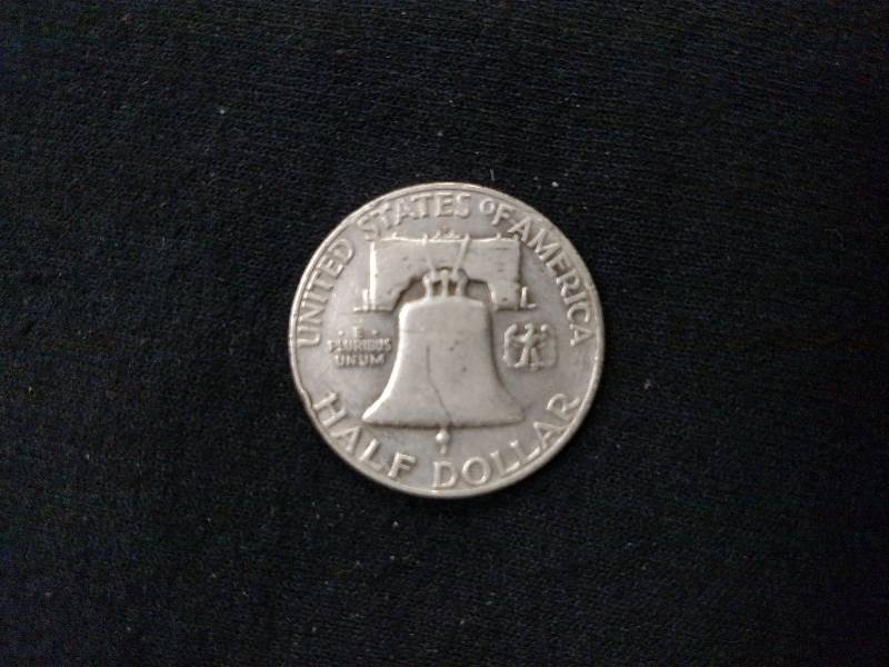 1950 D Franklin Silver Half Dollar...