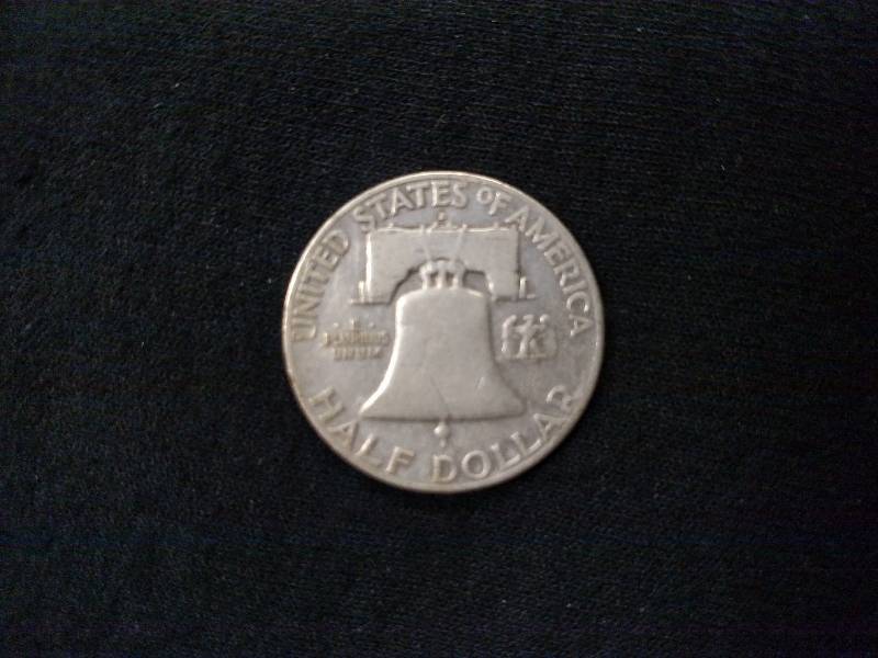 1951 D Franklin Silver Half Dollar...