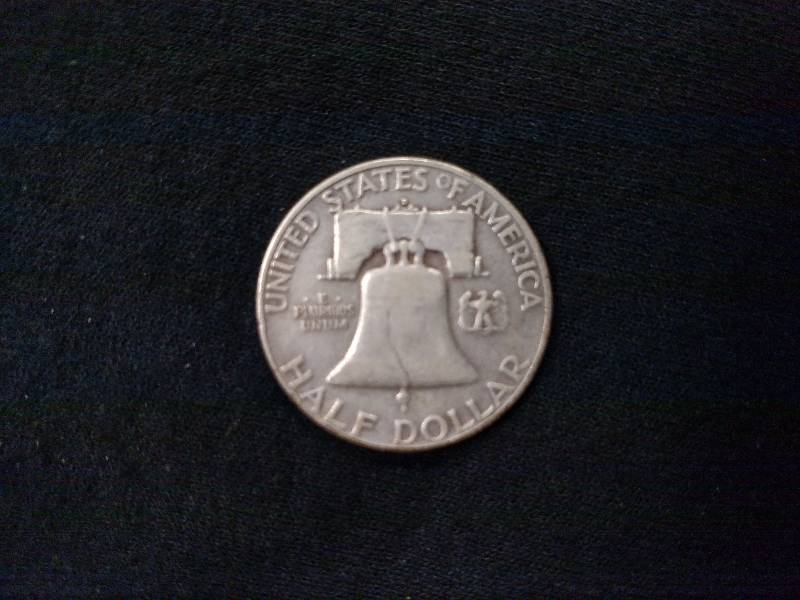 1952 D Franklin Silver Half Dollar...