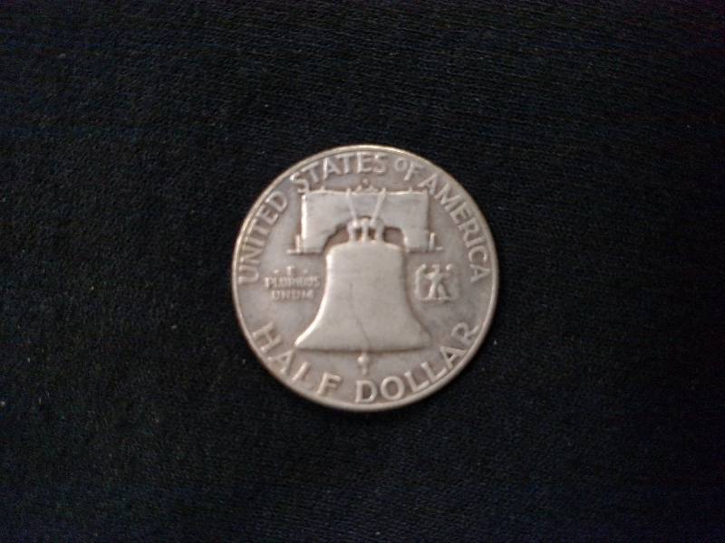 1952 S Franklin Silver Half Dollar...