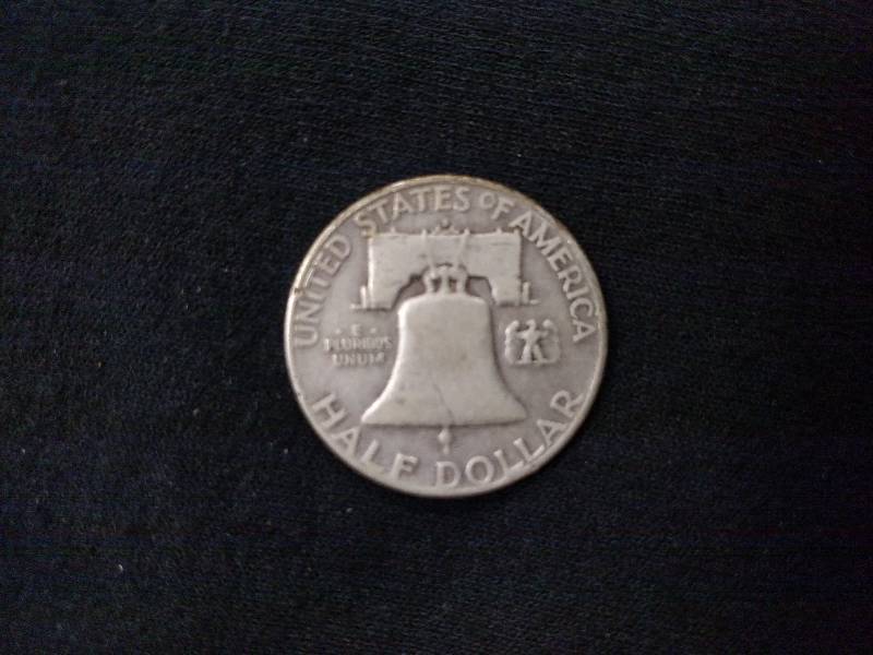1953 D Franklin Silver Half Dollar...