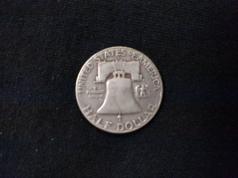 1953 S Franklin Silver Half Dollar...